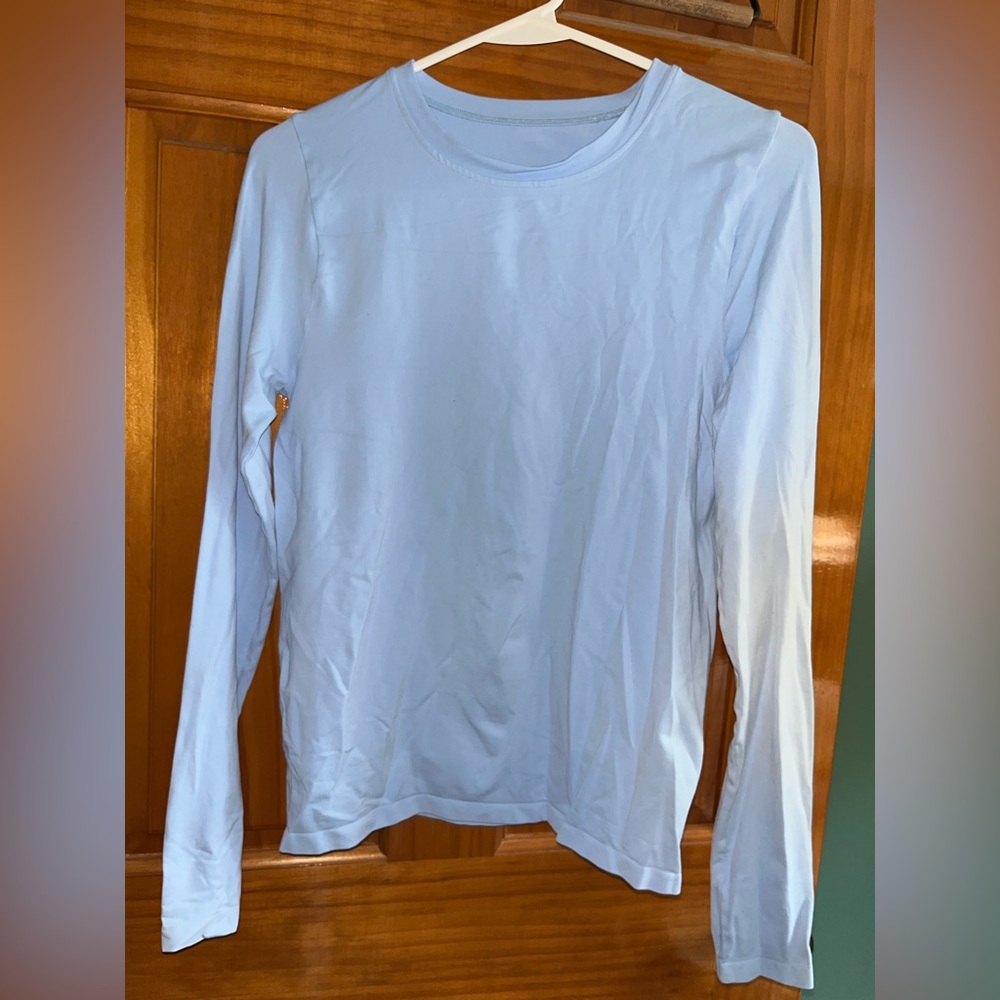 Amazon Light Blue Women's Long Sleeve Top